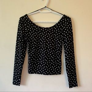 Polka Dot Long Sleeve Shirt
